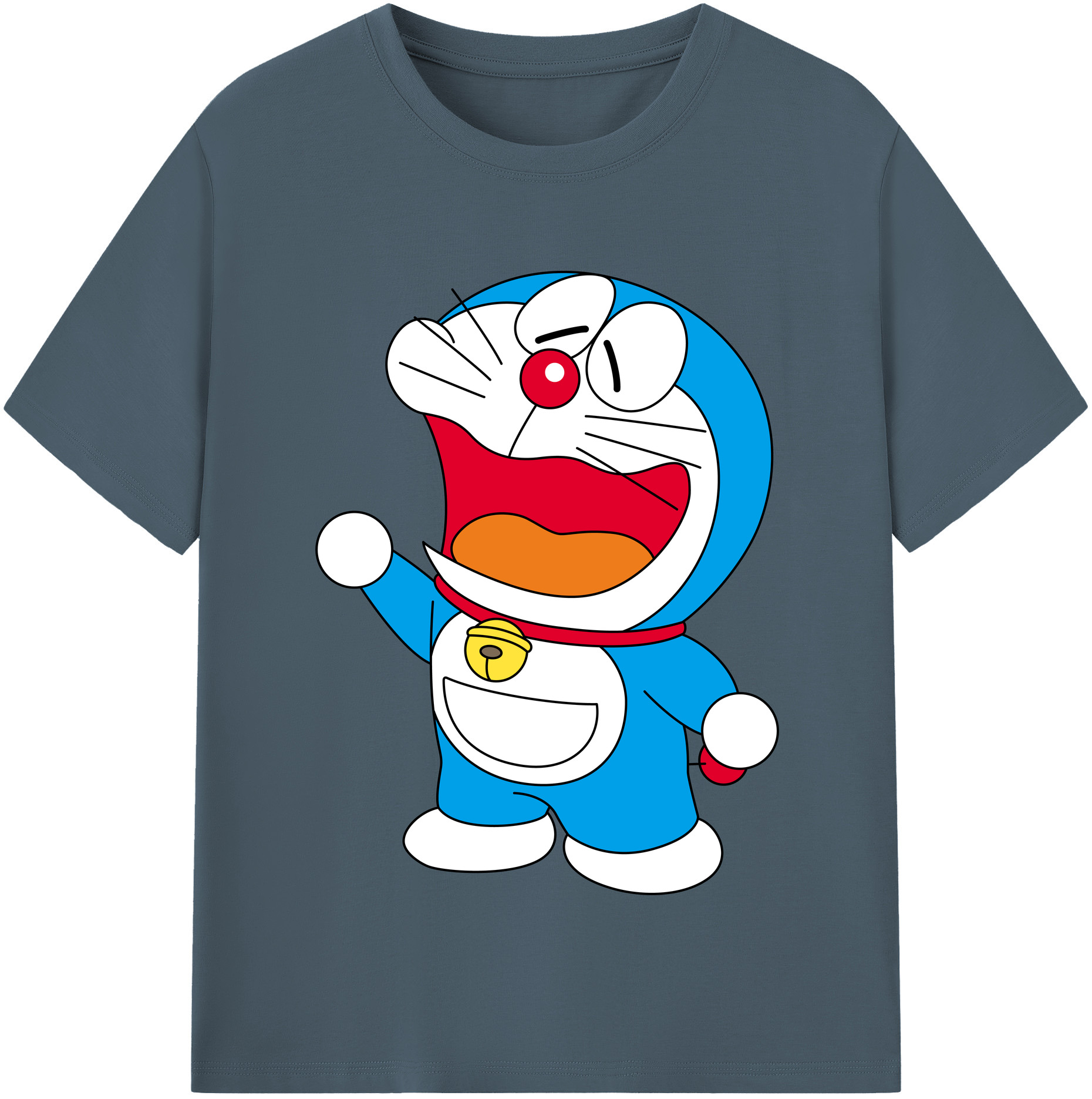 （画像用） ドラえもん Doraemon 綿100％半袖Tシャツ（フロントプリント）